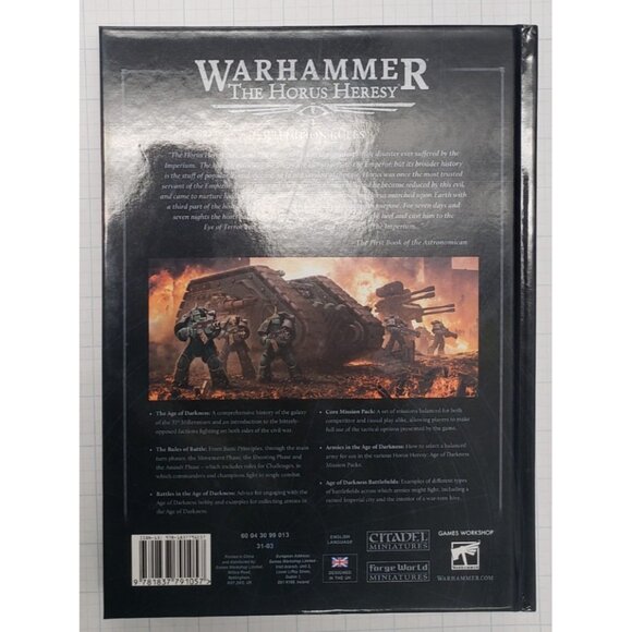 Warhammer 30k 3rd Edition Horus Heresy Age of Darkness Core Book Saturnine Ed - Picture 2 of 5